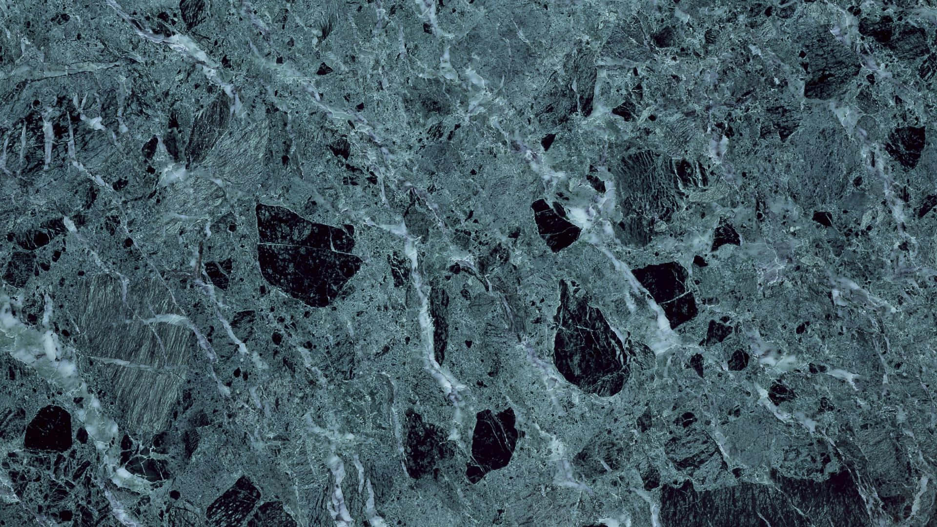 dark green marble, white veining, black veining, Full HD Desktop Wallpaper