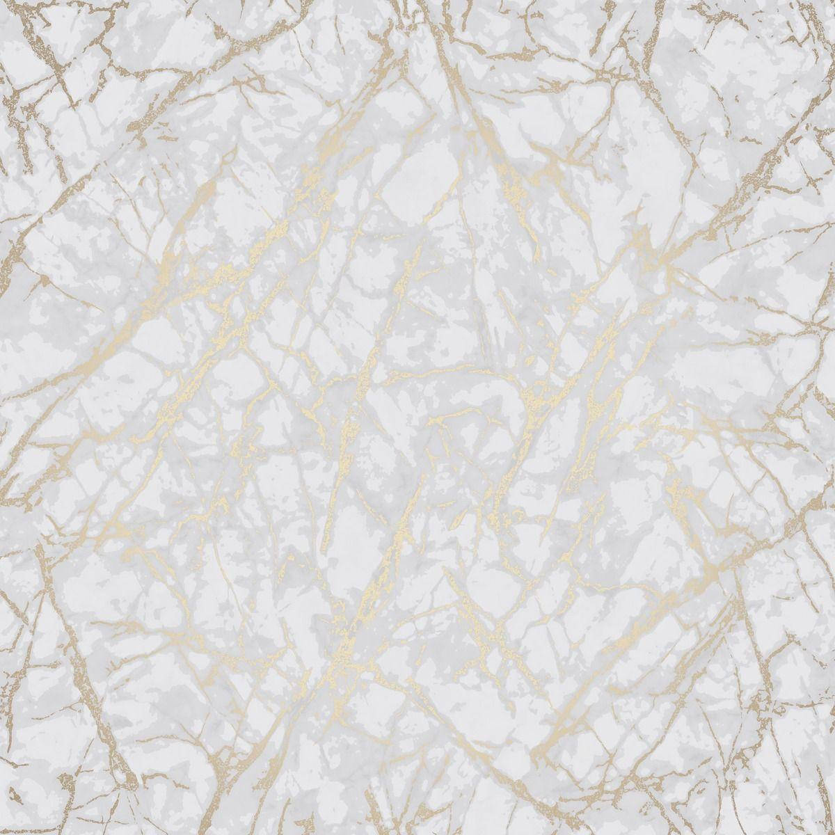 streaky gold marble, white marble, golden veins, SD Desktop Wallpaper