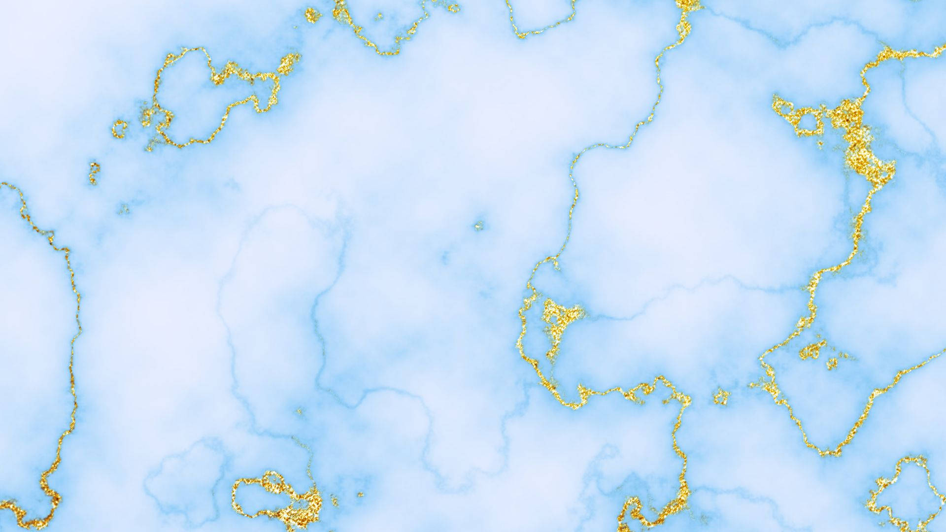 light blue, gold veins, marble texture, Full HD Desktop Wallpaper
