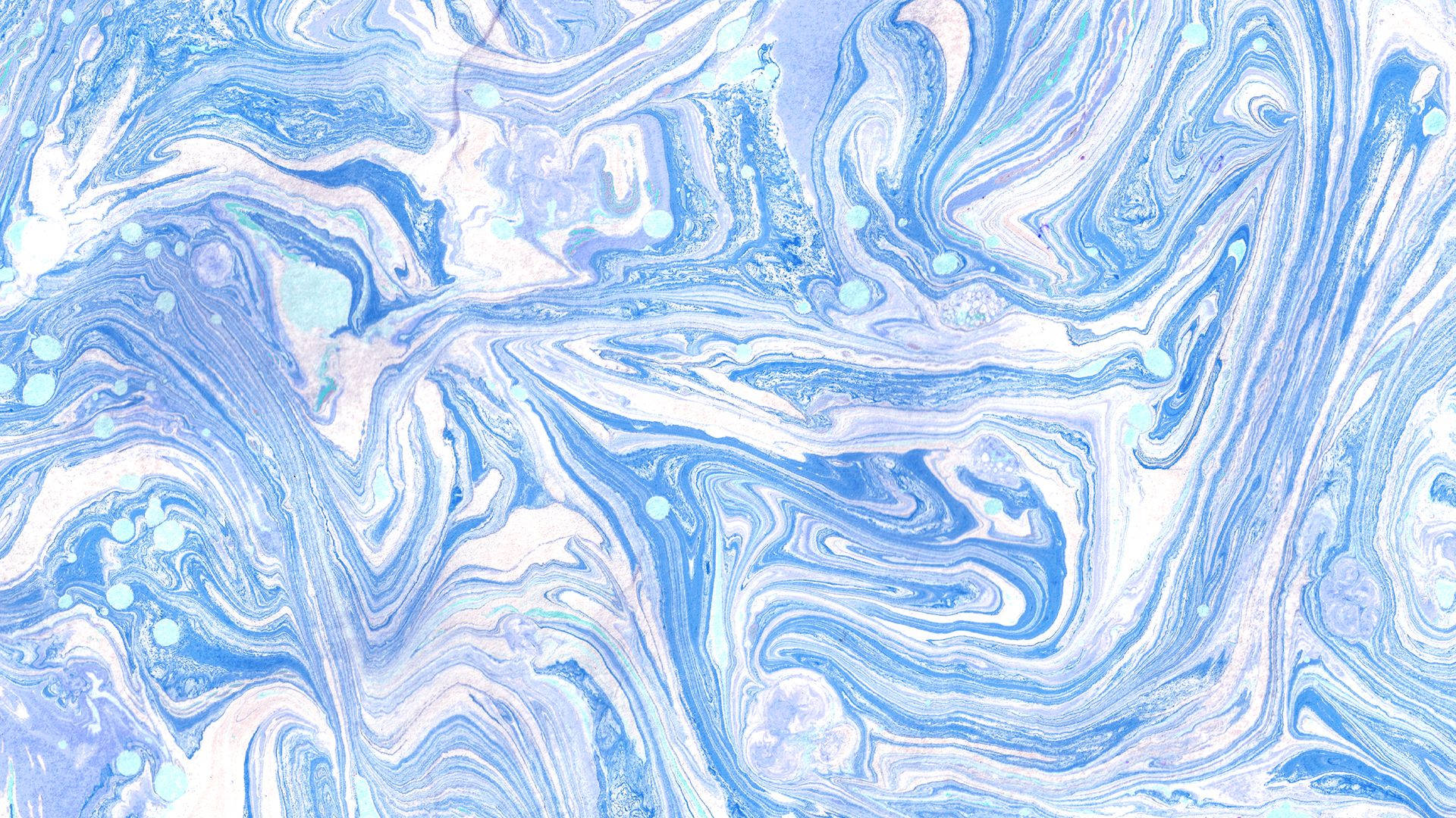 blue flowing liquid marble, soft blues, whites, Full HD Desktop Wallpaper