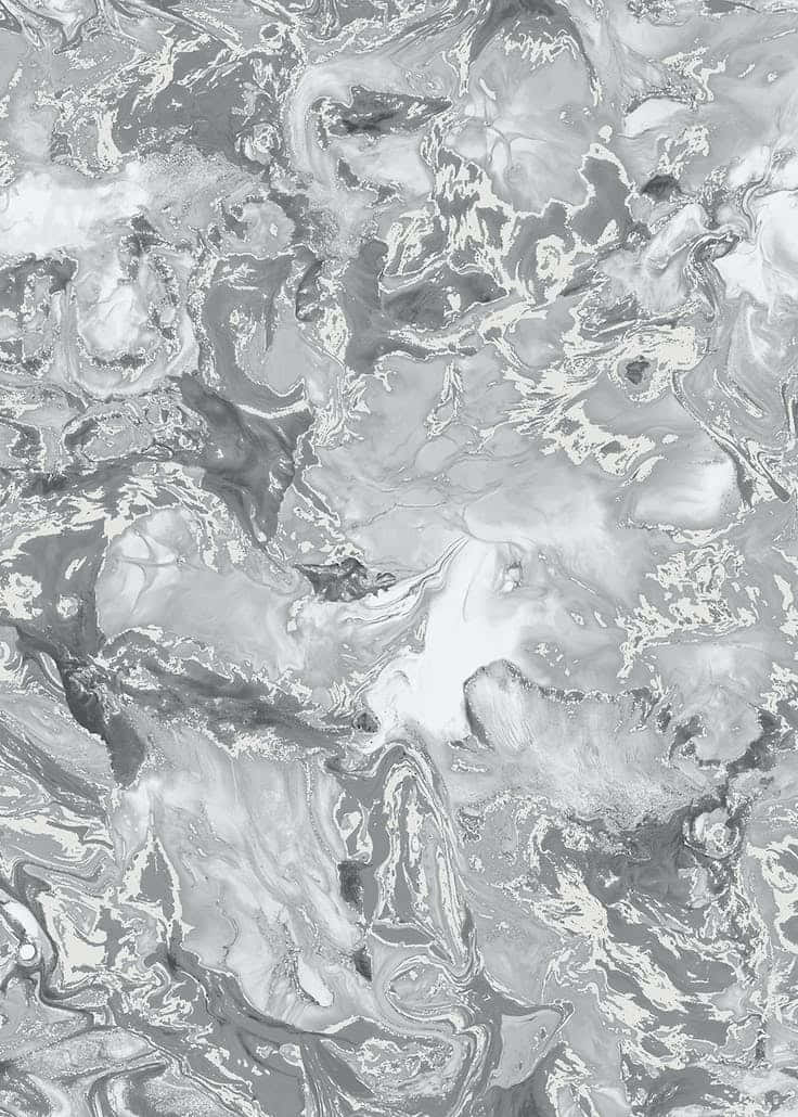 aesthetic gray marble, silver detailed, swirling gray and white marble-like textures, SD Phone Wallpaper