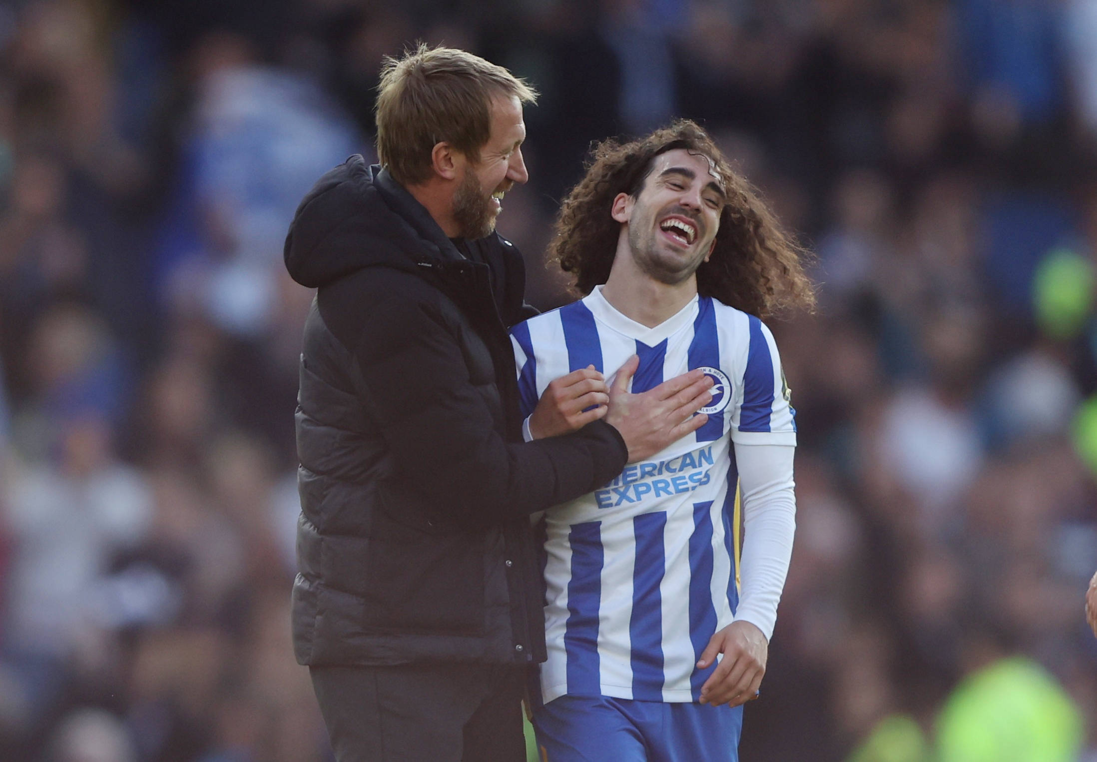 Marc Cucurella, football figures, stadium pitch, Full HD Desktop Wallpaper
