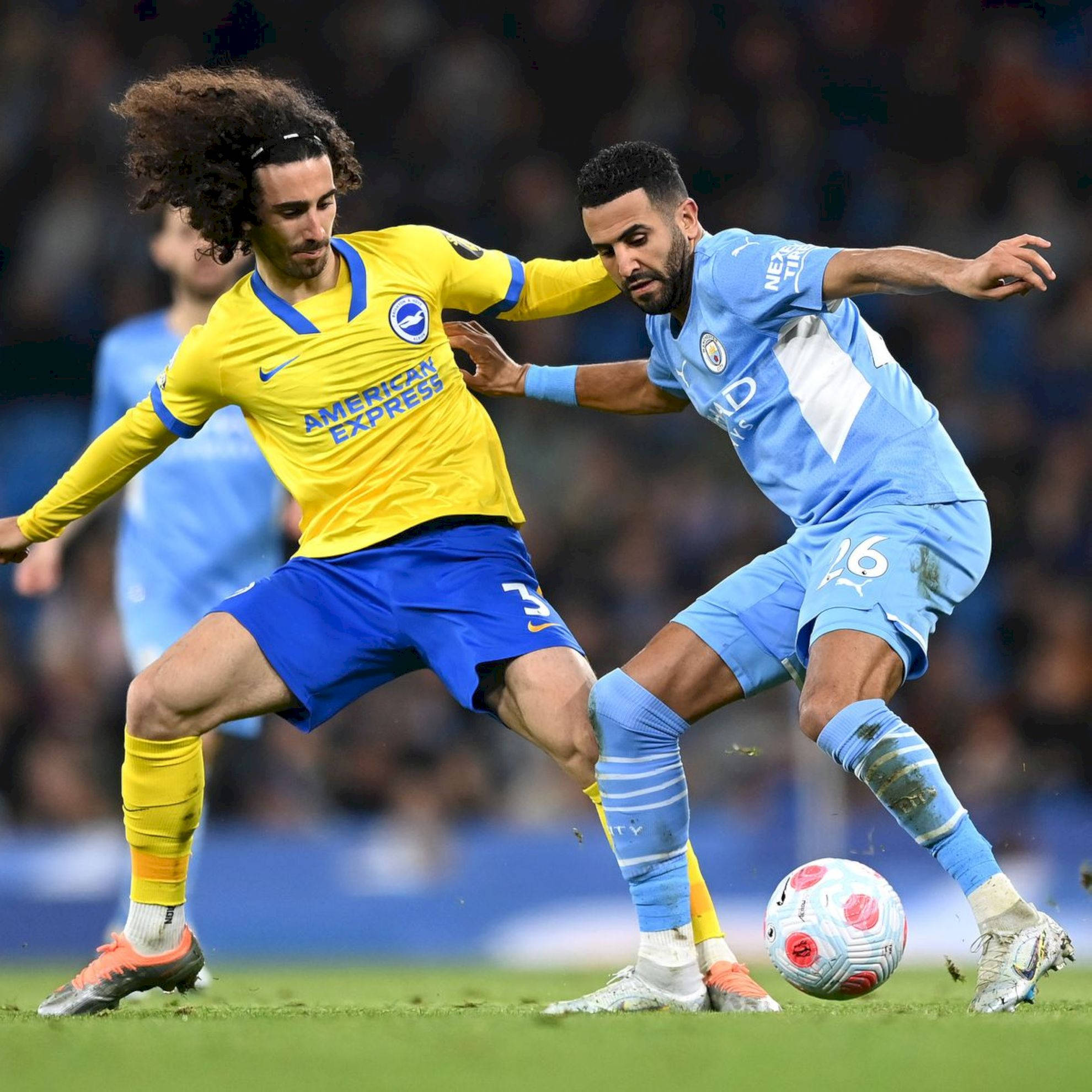Marc Cucurella, soccer players, vibrant green pitch, Full HD Desktop Wallpaper