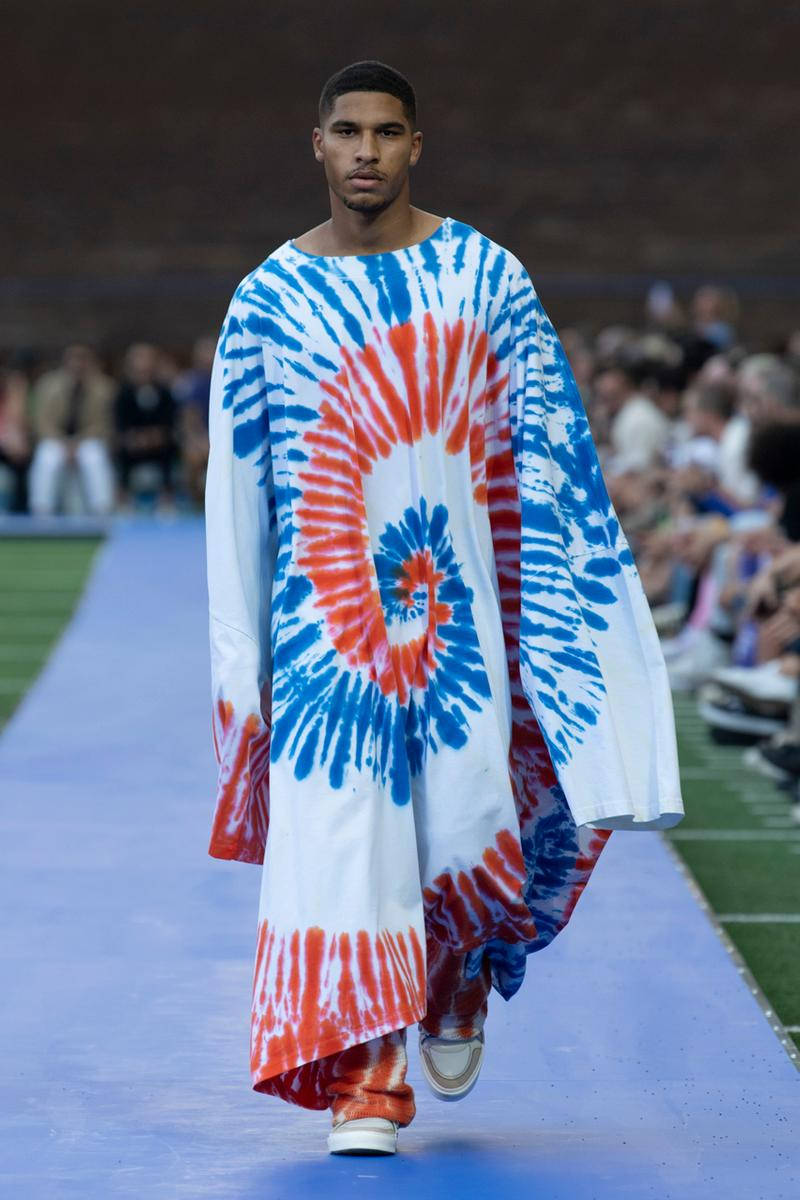 Marcelo Burlon, street style, blue runway, SD Phone Wallpaper