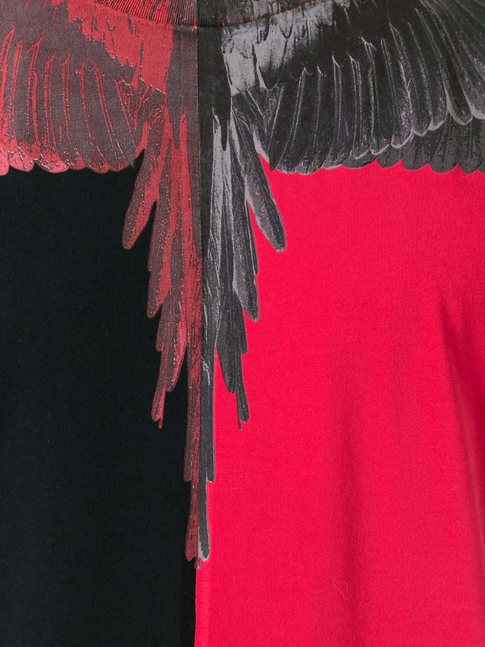 Marcelo Burlon, black and red wings, angel wings, HD Phone Wallpaper