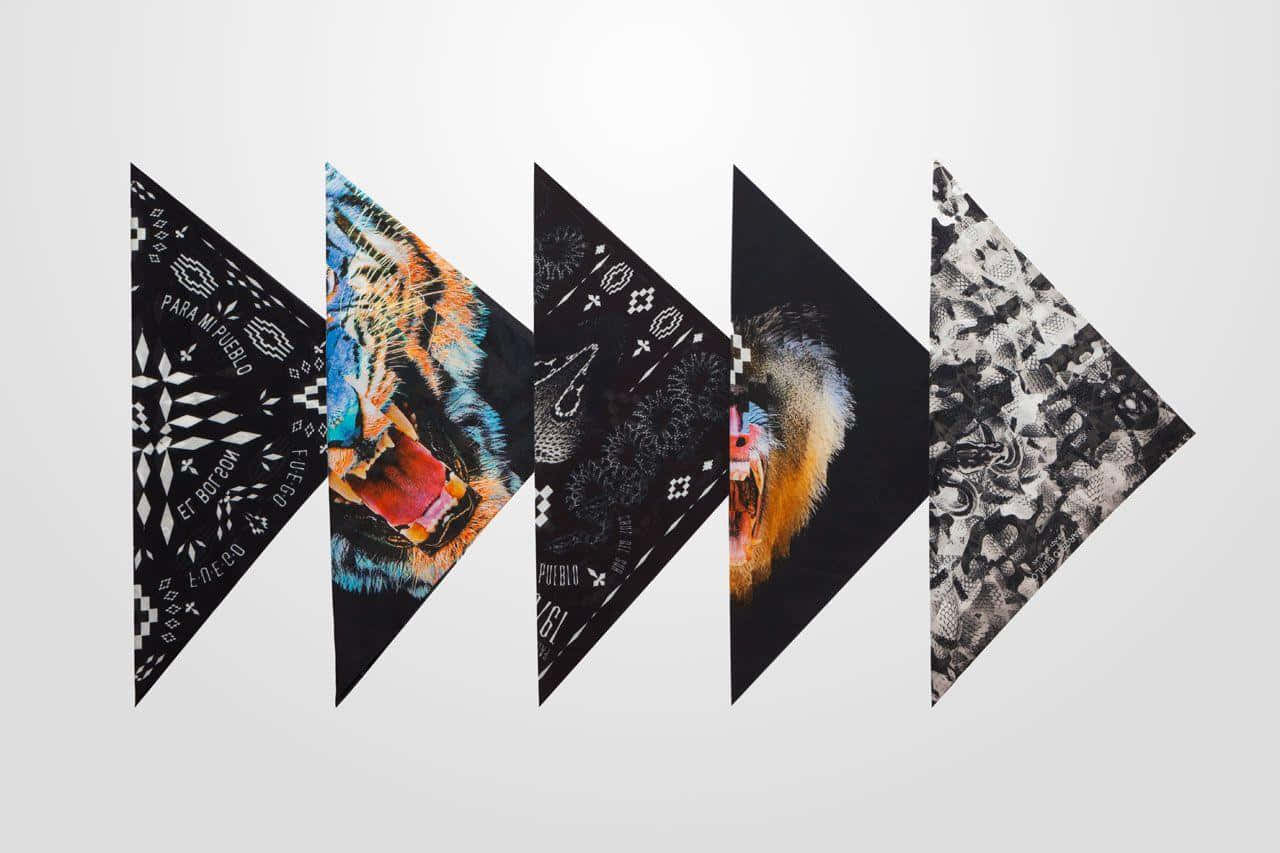 Marcelo Burlon, iconic prints, triangular bandanas, HD Desktop Wallpaper