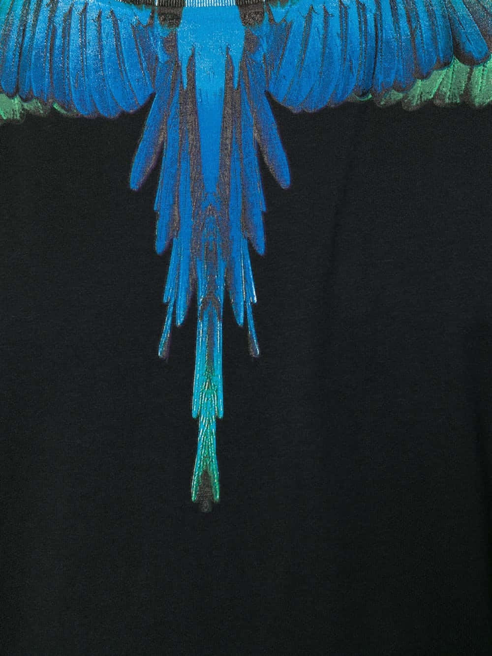 blue green wings, marcelo burlon, vibrant blue, HD Phone Wallpaper