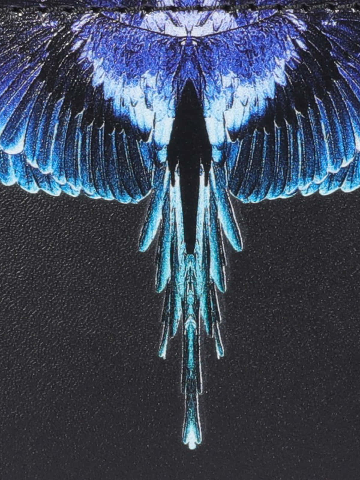 Marcelo Burlon, purple blue wings print, blue butterfly, HD Phone Wallpaper