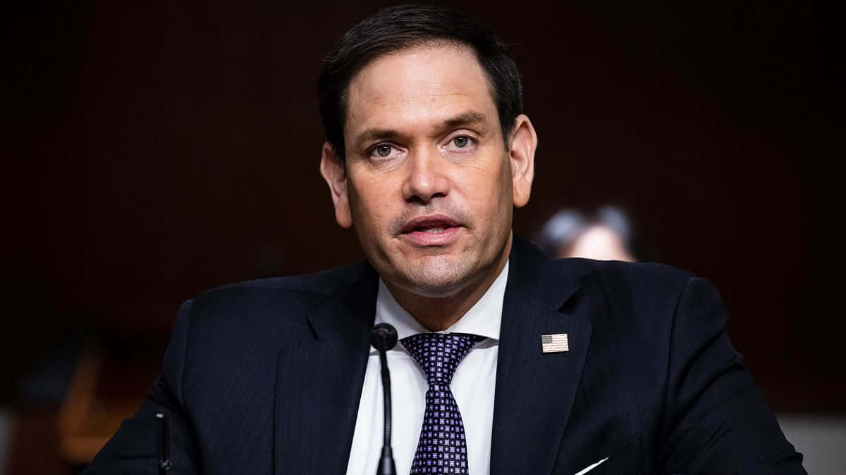 Marco Rubio, suit, patterned tie, SD Desktop Wallpaper