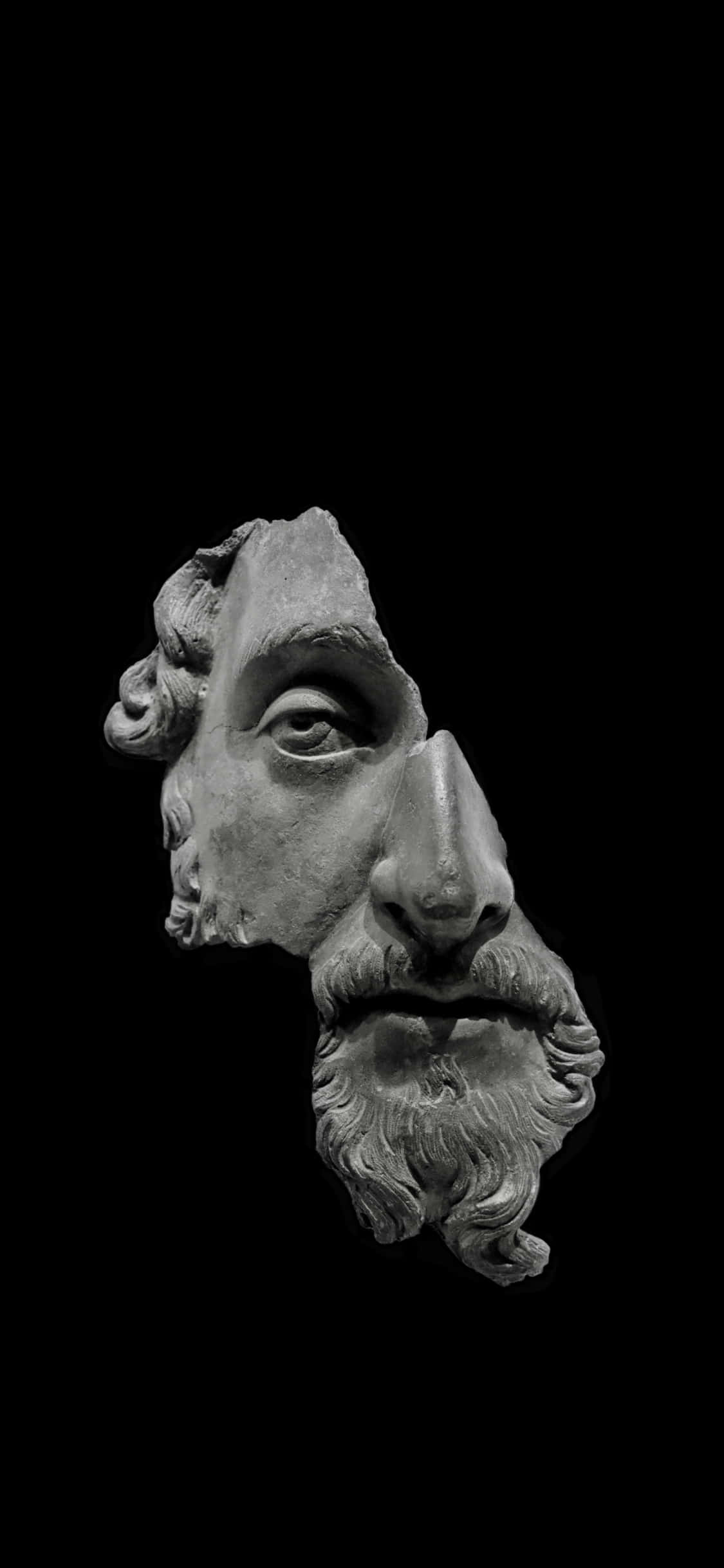 Marcus Aurelius, bust, bearded man, Full HD Phone Wallpaper