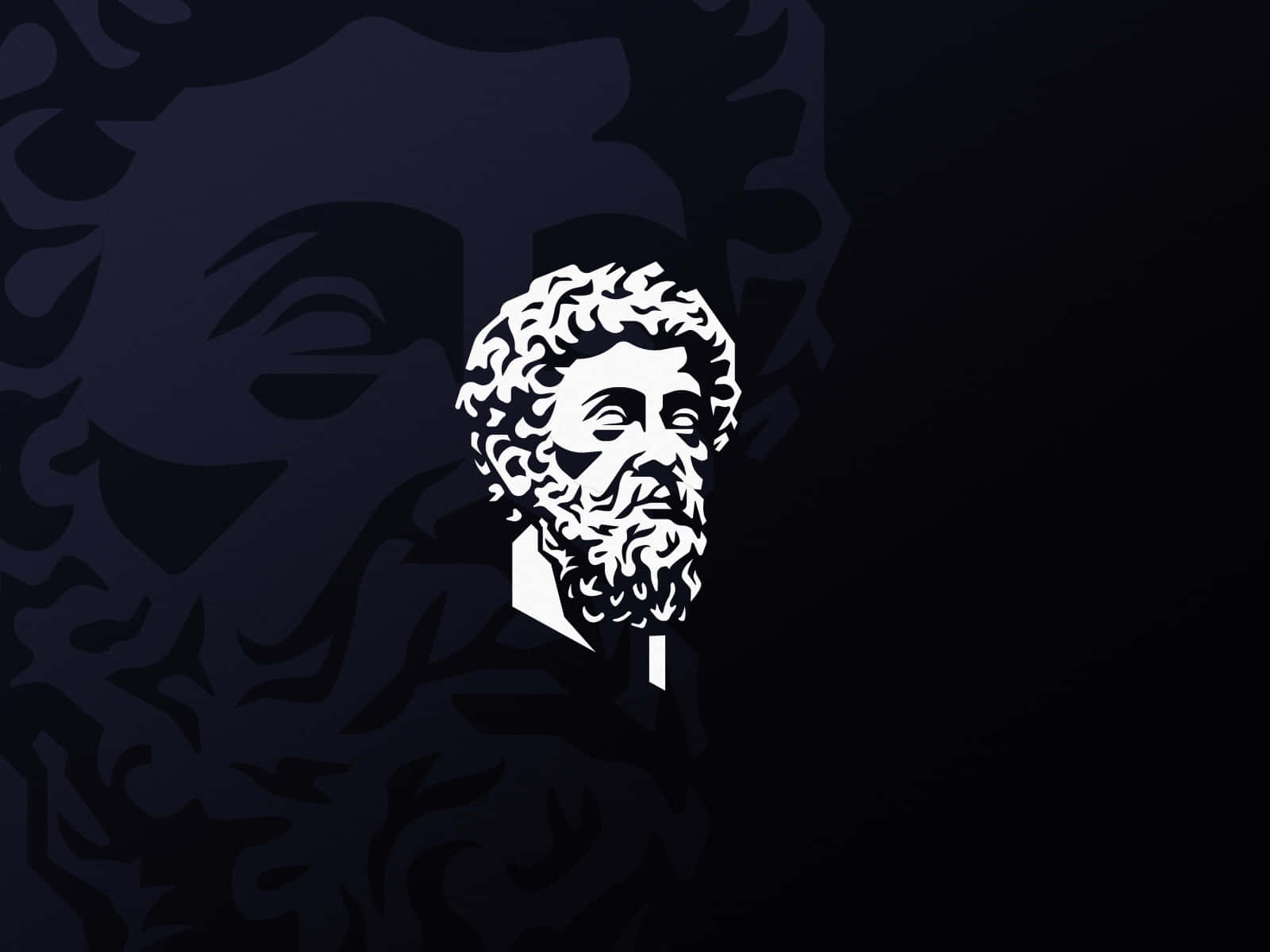 Marcus Aurelius, bearded man, curly hair, HD Desktop Wallpaper