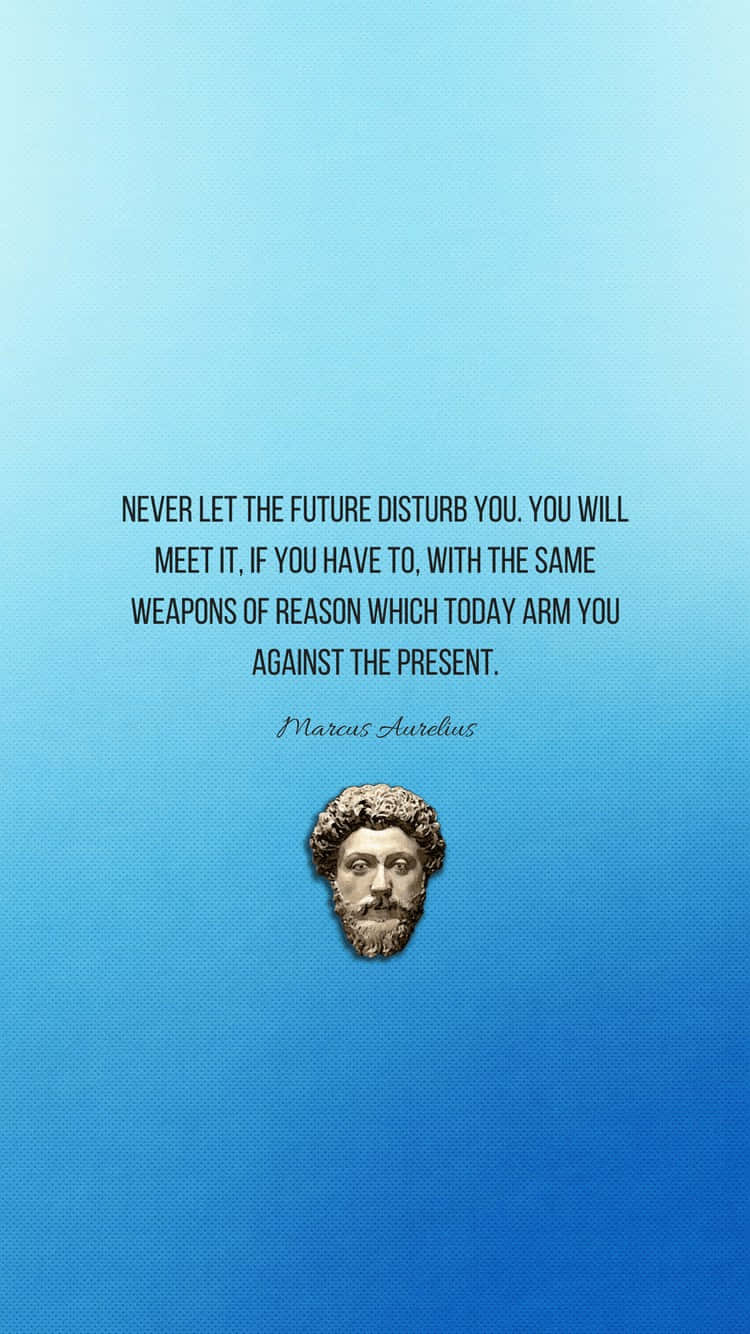 Marcus Aurelius, quote, bust, HD Phone Wallpaper