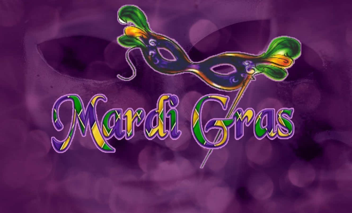 Mardi Gras, purple background, Mardi Gras mask, HD Desktop Wallpaper