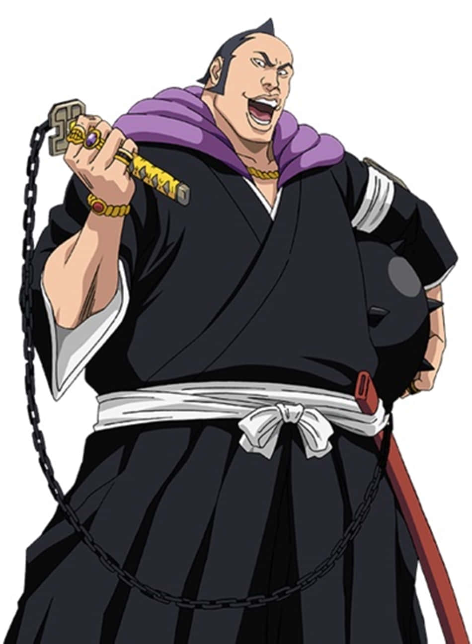 Marechiyo Omaeda, black robe, purple scarf, HD Phone Wallpaper