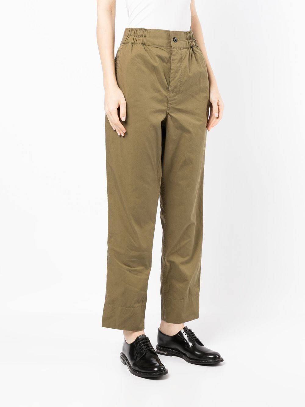 Margaret Howell, brown ankle pants, olive green, HD Phone Wallpaper
