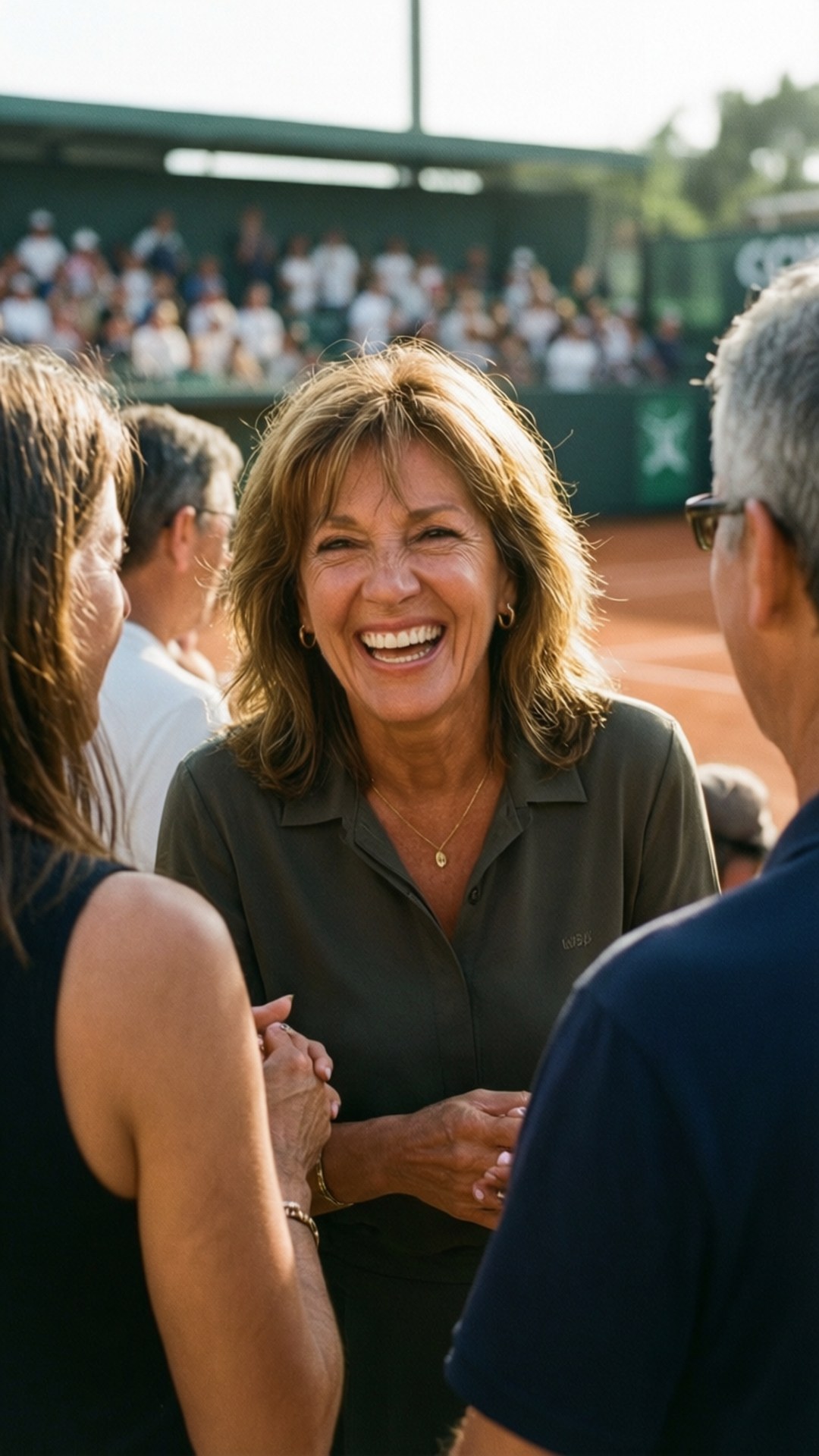 Maria Bueno, fans, candid moment, Full HD Phone Wallpaper