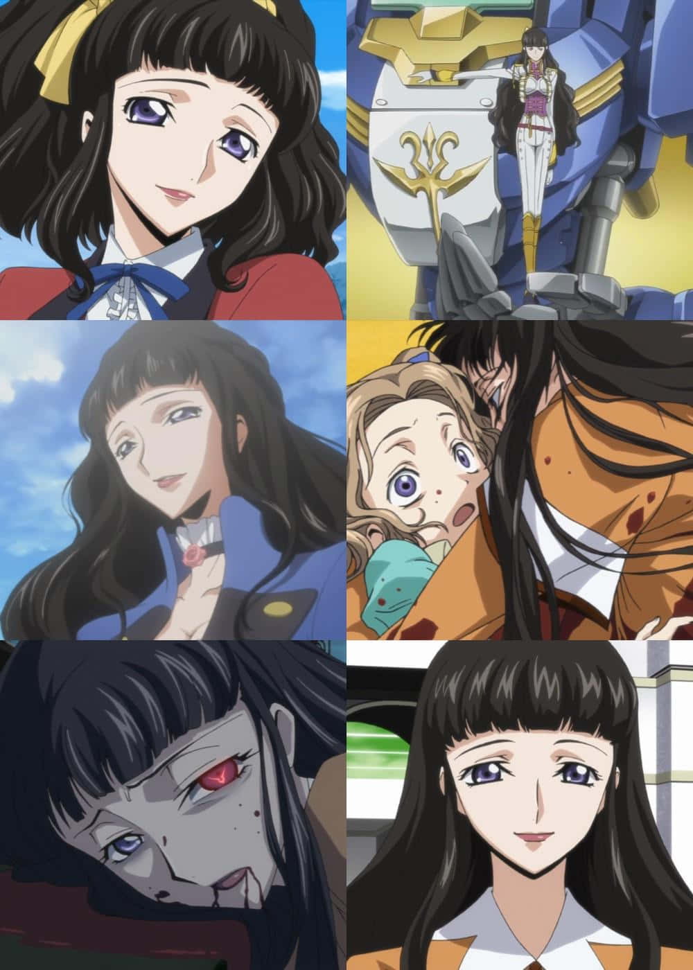 Marianne Vi Britannia, anime characters, purple eyes, HD Phone Wallpaper