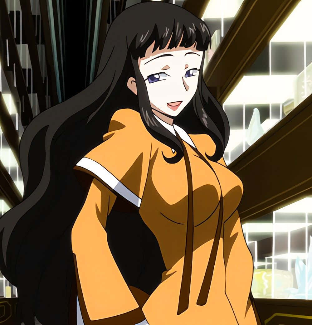Marianne Vi Britannia, anime character, long black hair, SD Phone Wallpaper