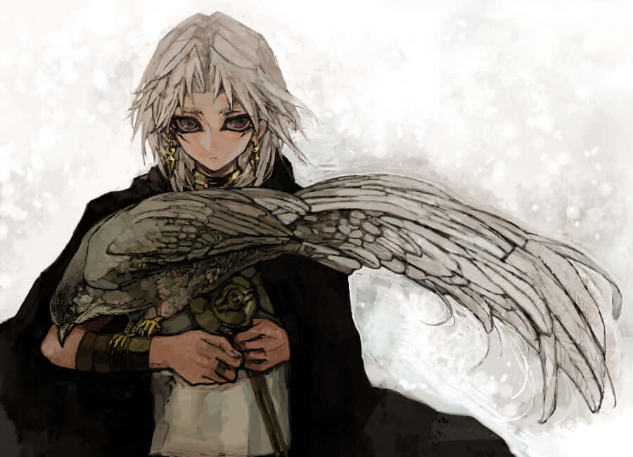 Marik Ishtar, anime character, dark robes, SD Desktop Wallpaper