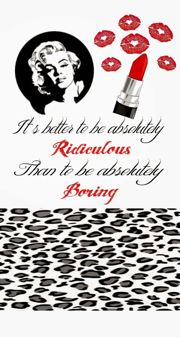 Marilyn Monroe, black and white portrait, red lipstick, HD Phone Wallpaper