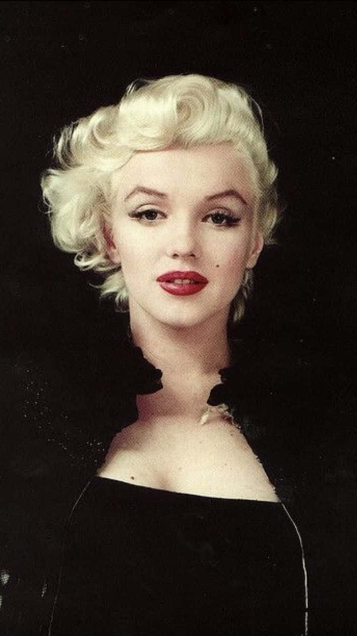 Marilyn Monroe, iPhone, blonde curls, HD Phone Wallpaper