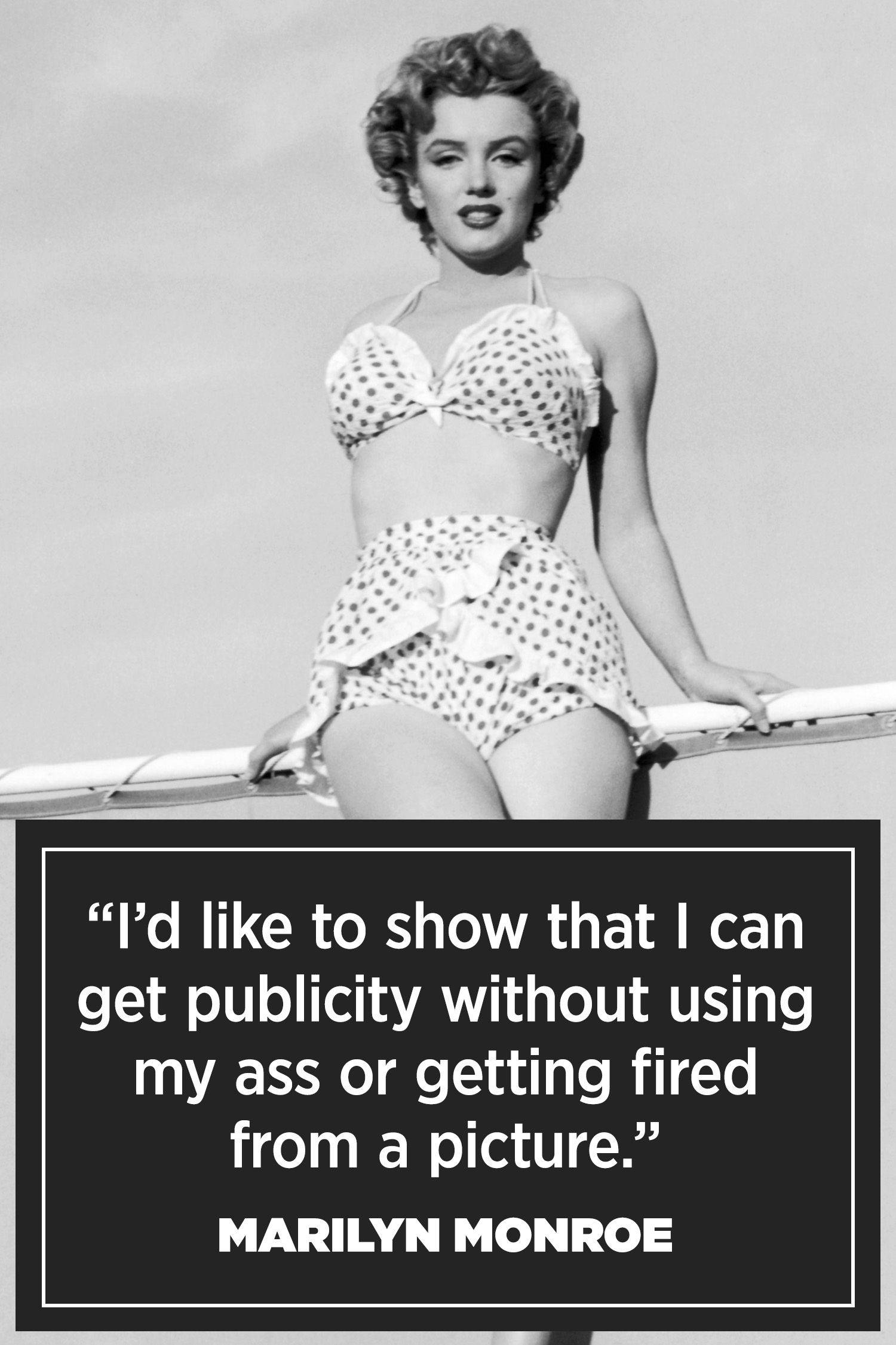 Marilyn Monroe, polka-dot bikini, boat railing, Full HD Phone Wallpaper