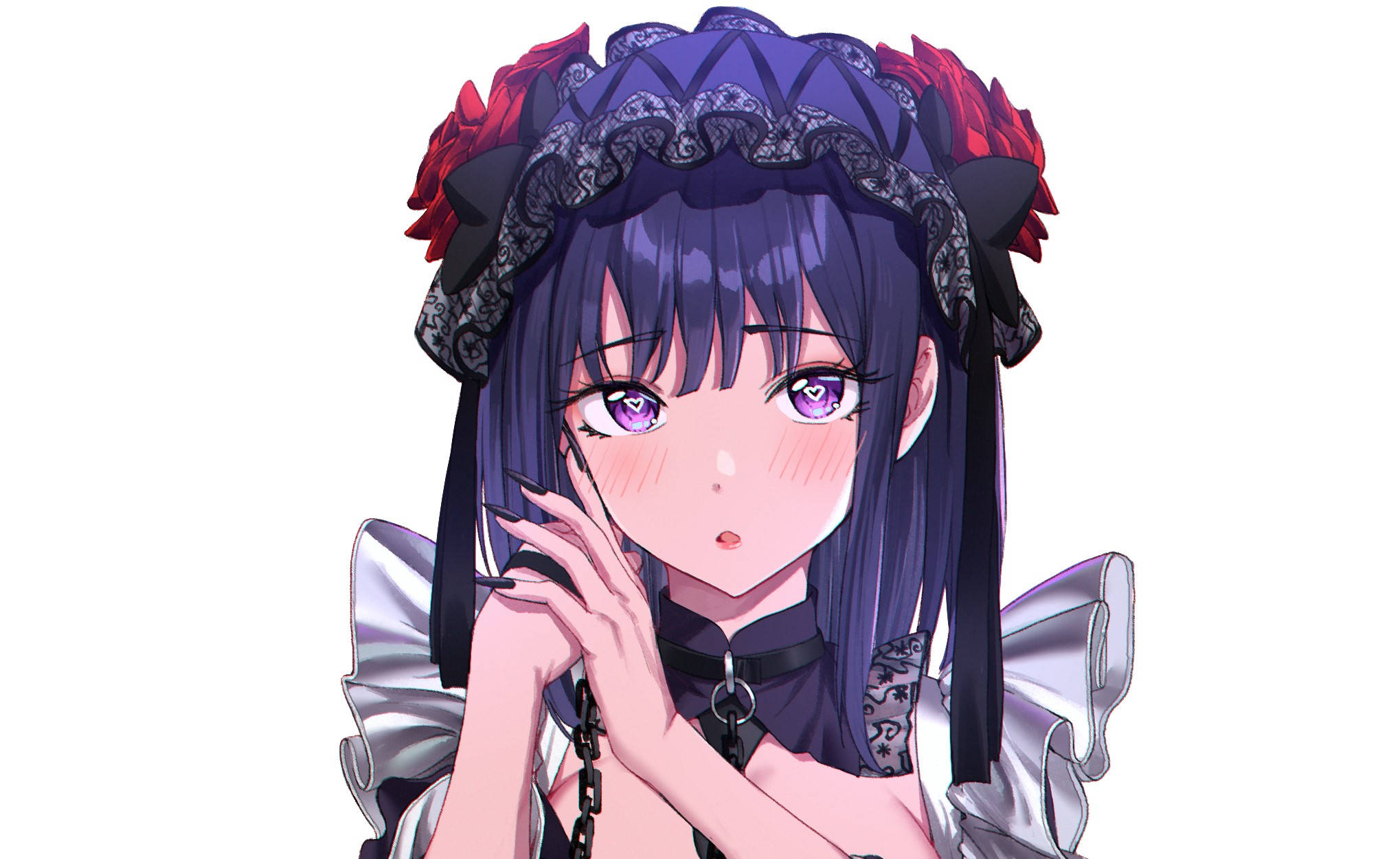 Marin Kitagawa, Lolita maid, purple hair, Full HD Desktop Wallpaper