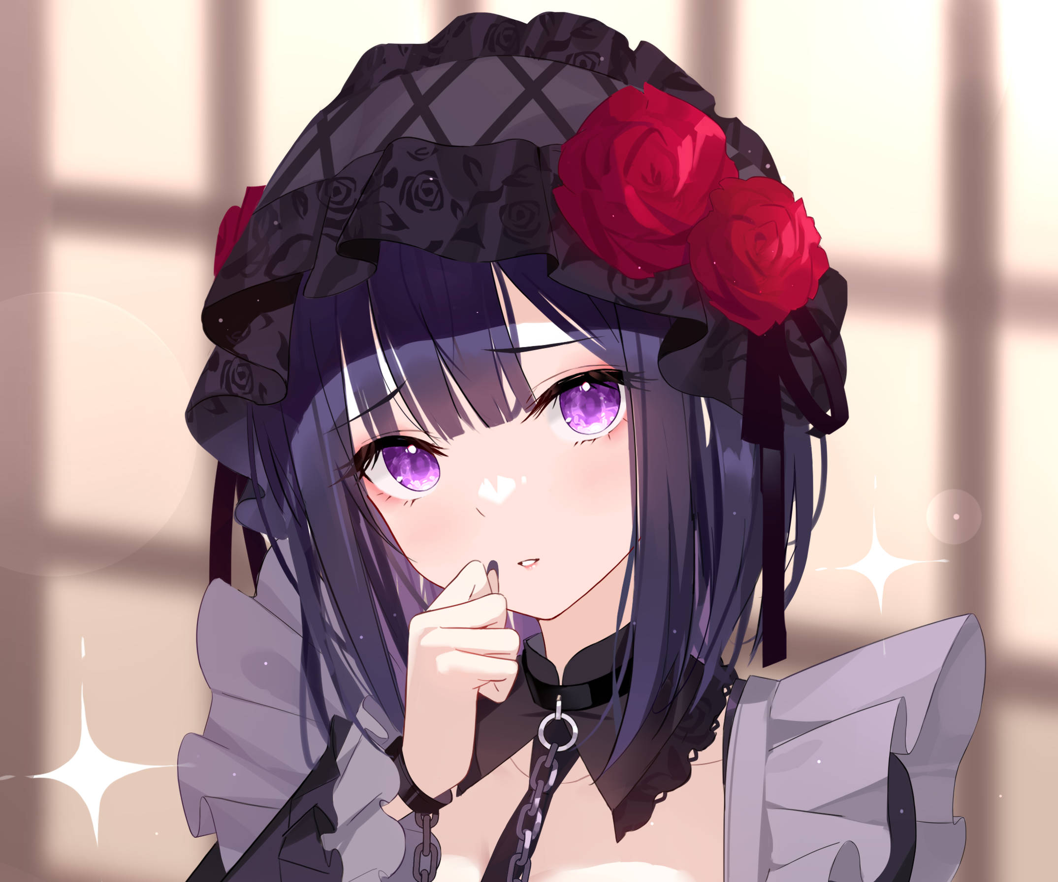Marin Kitagawa, purple eyes, dark hair, Full HD Desktop Wallpaper