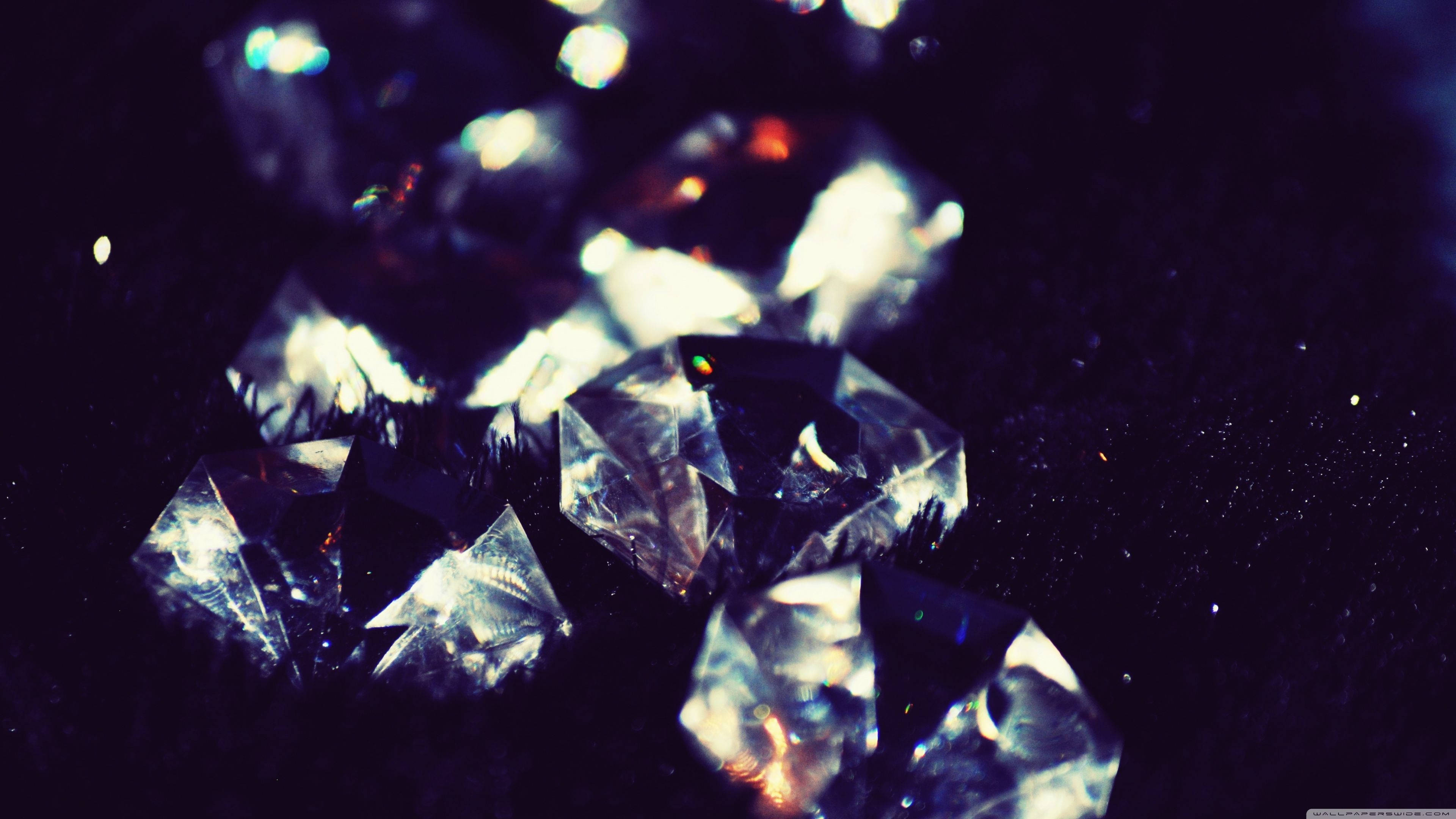 diamonds, vintage aesthetic, macro, 4K Desktop Wallpaper