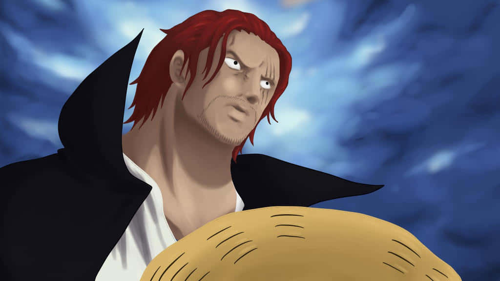 Marineford Aftermath, straw hat, red-haired anime man, SD Desktop Wallpaper