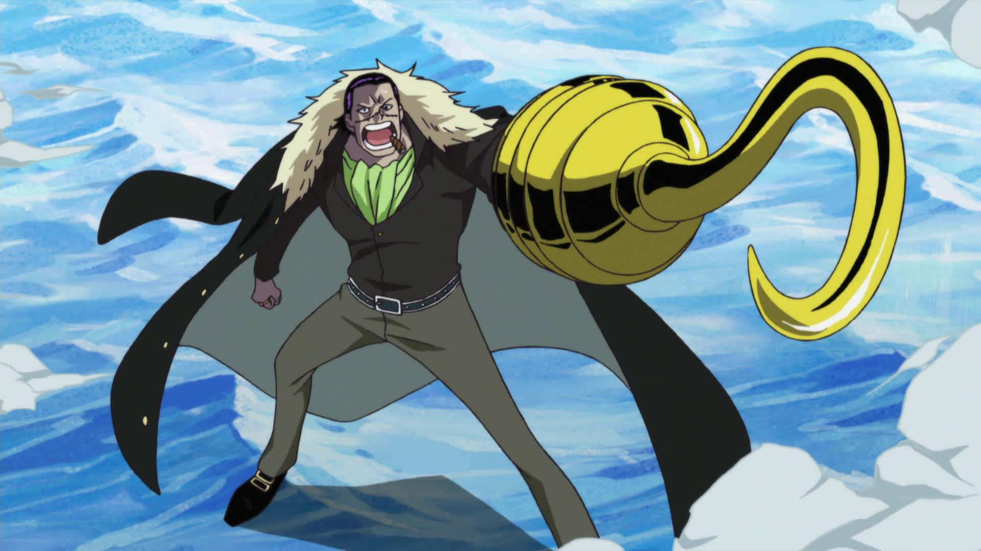 Marineford War, anime pirate, golden hook arm, Full HD Desktop Wallpaper