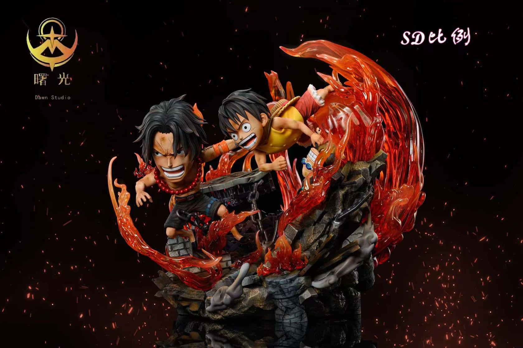Marineford War, anime figurine, warriors, HD Desktop Wallpaper