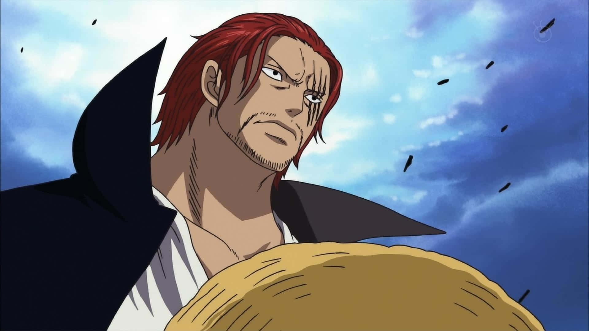 Marineford, War of Marineford, red-haired anime man with a scar, Full HD Desktop Wallpaper