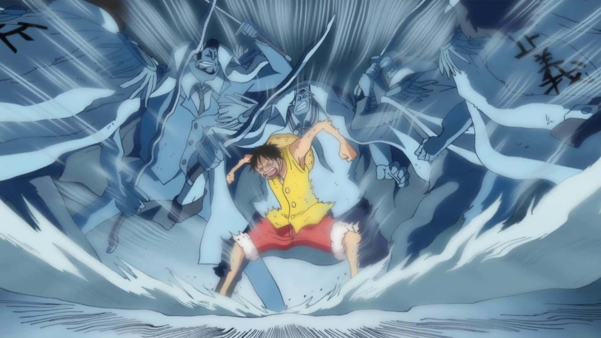Marineford, anime pirate, yellow shirt, Full HD Desktop Wallpaper