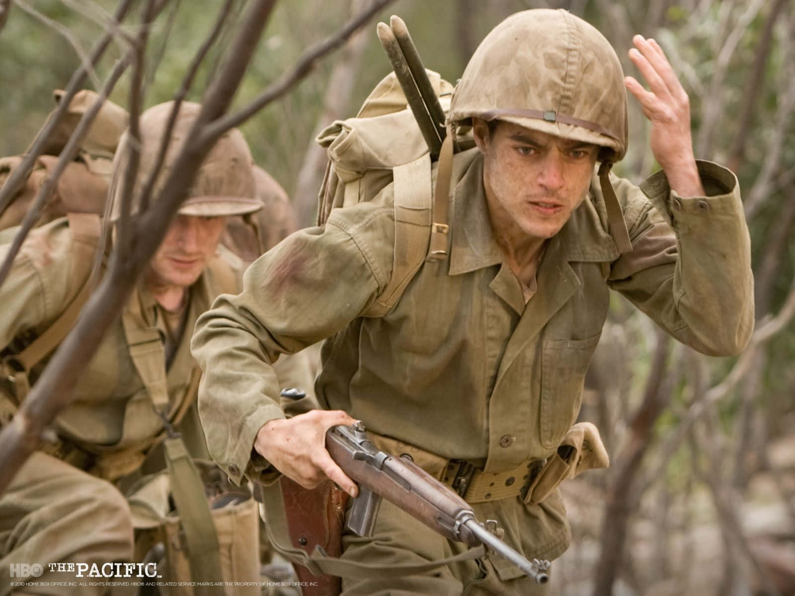 Marines, khaki uniform, helmet, HD Desktop Wallpaper