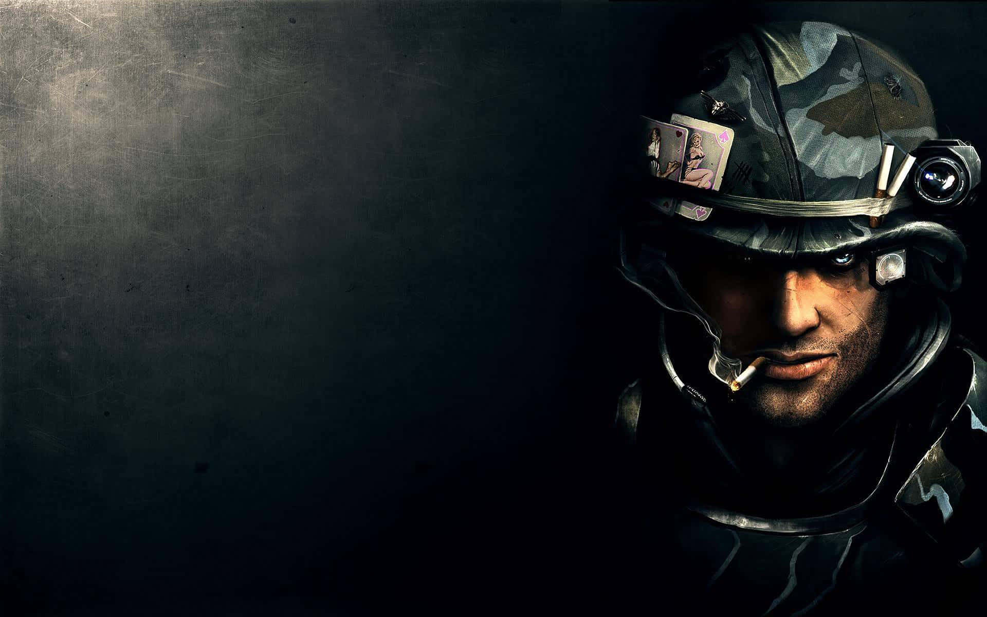 soldier, tactical gear, helmet, Full HD Desktop Wallpaper