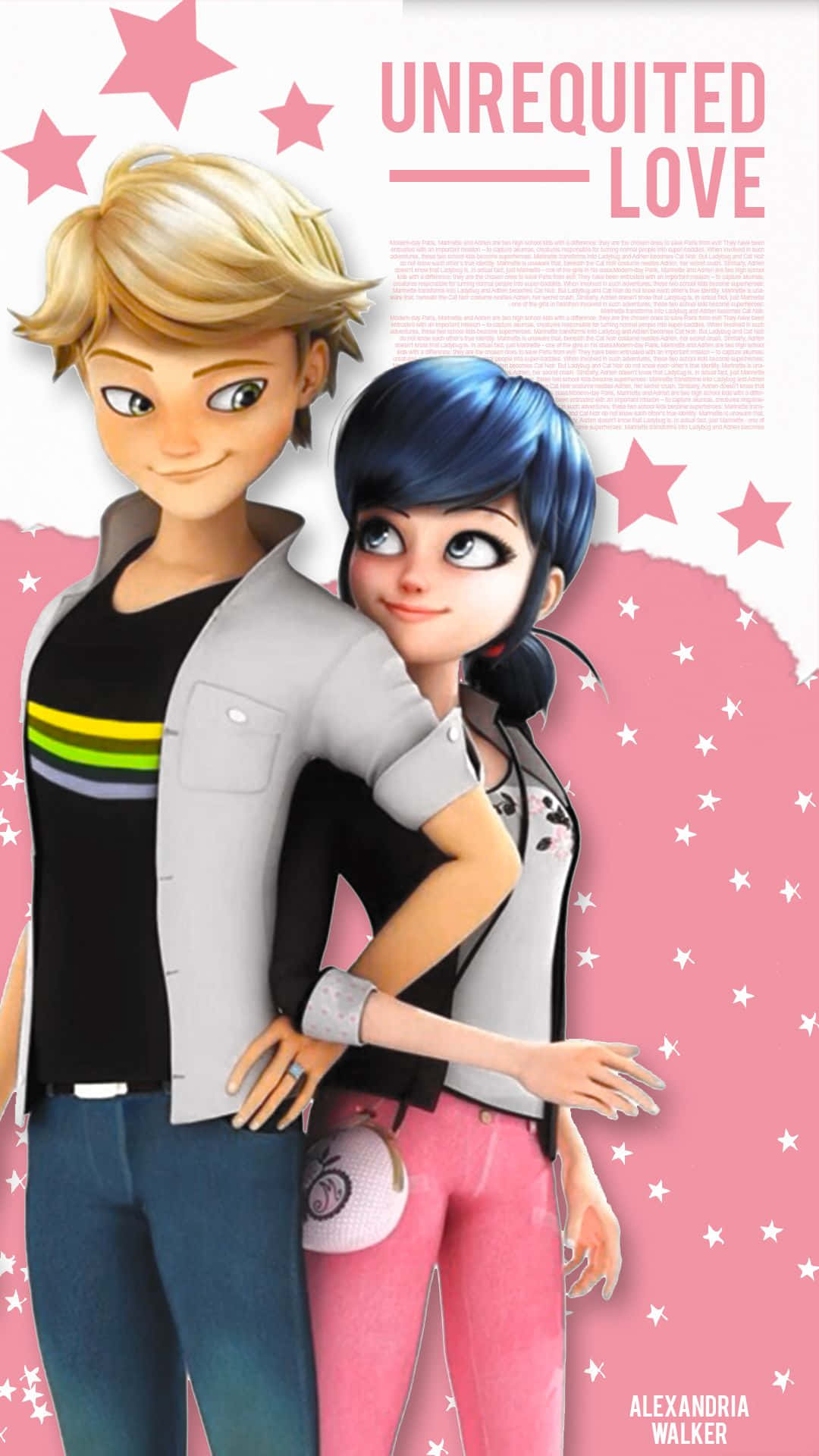 Marinette, Adrien, Unrequited Love, Full HD Phone Wallpaper