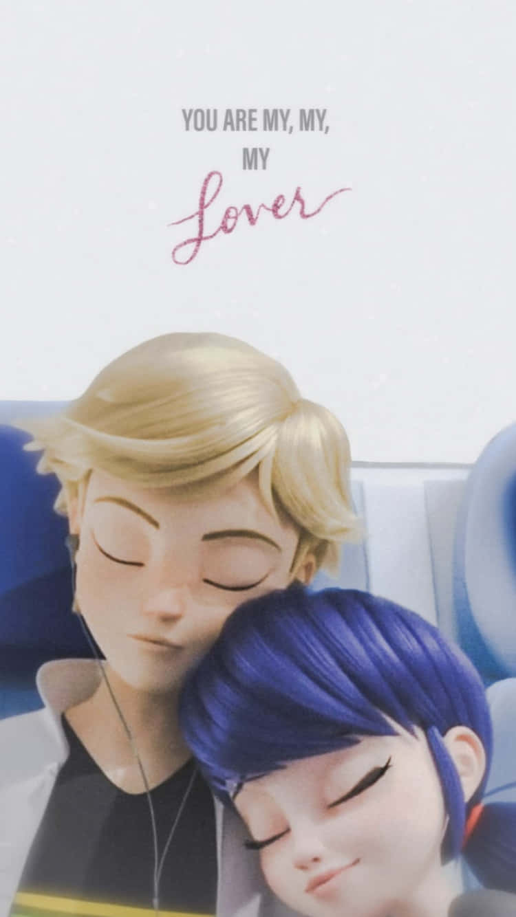 Marinette, Adrien, pastel setting, HD Phone Wallpaper