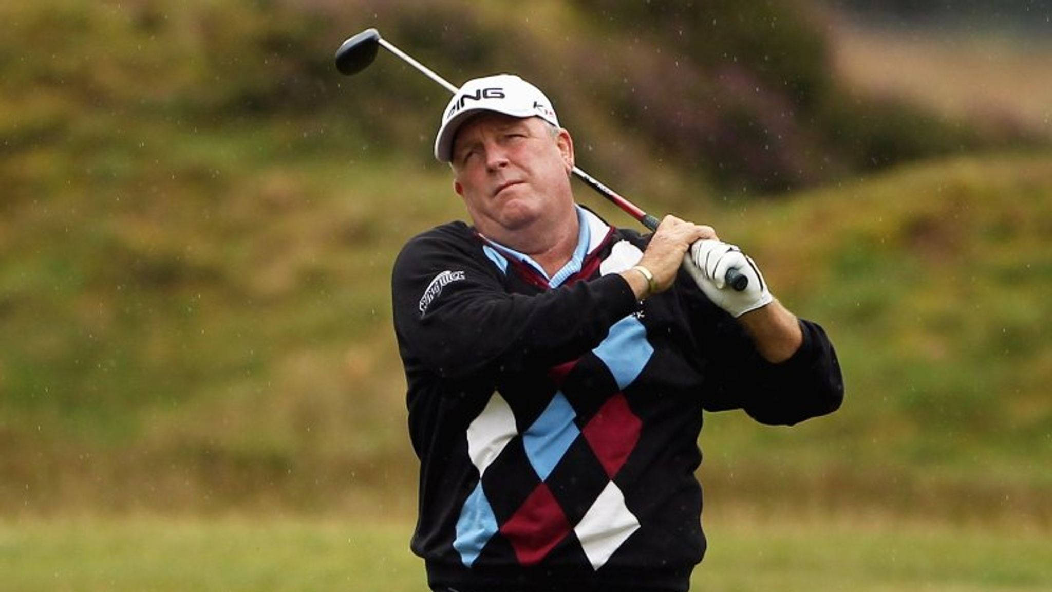 Mark Calcavecchia, diamond print sweater, black argyle sweater, Full HD Desktop Wallpaper