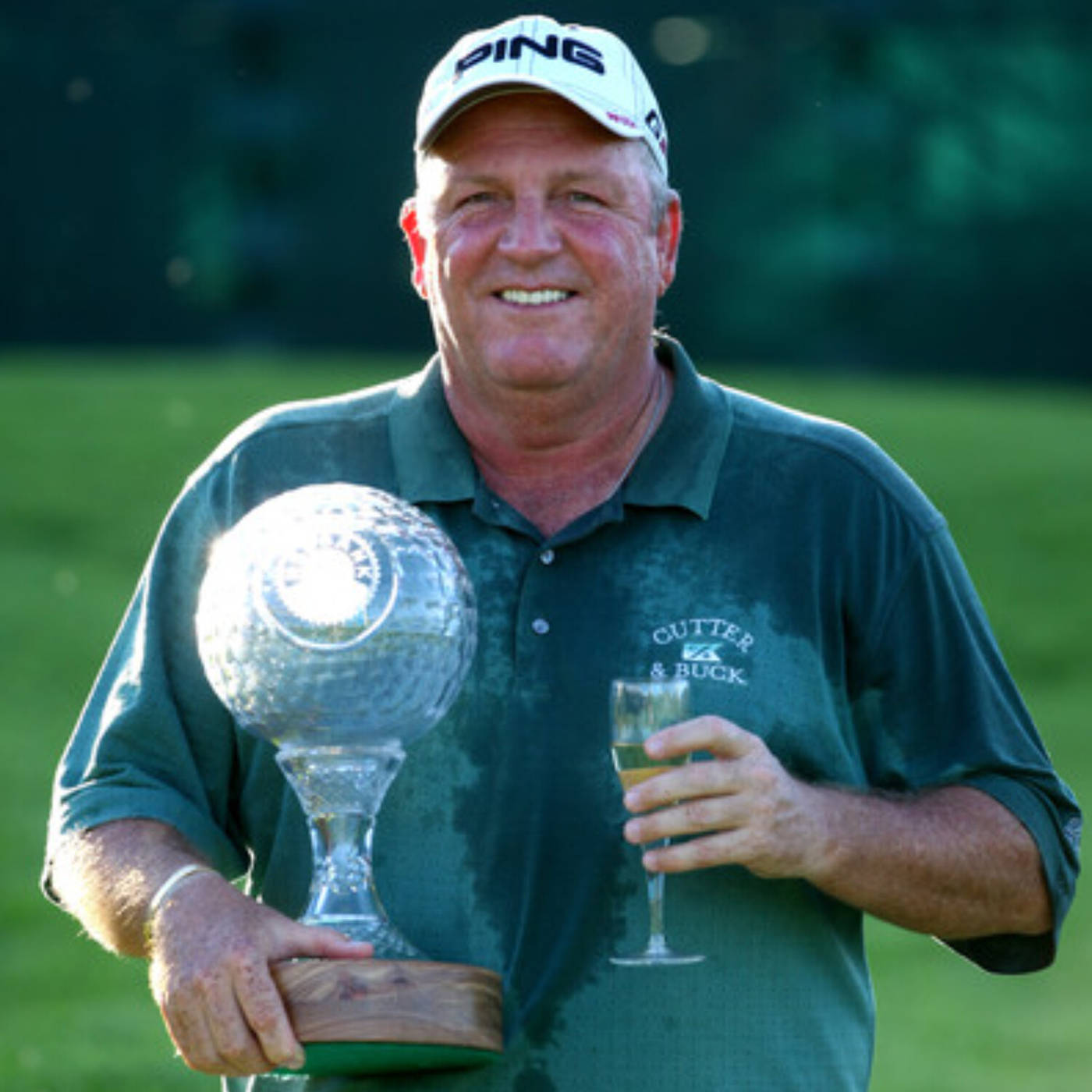 Mark Calcavecchia, trophy, champagne, HD Desktop Wallpaper