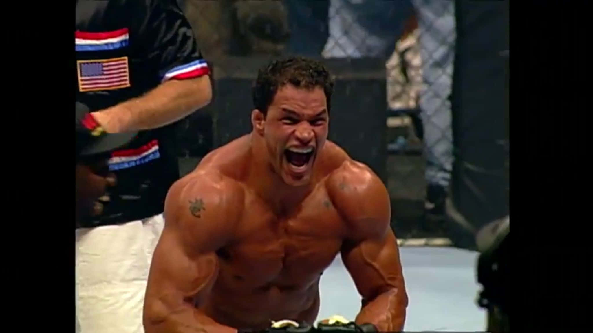 Mark Kerr, mixed martial artist, cage, Full HD Desktop Wallpaper