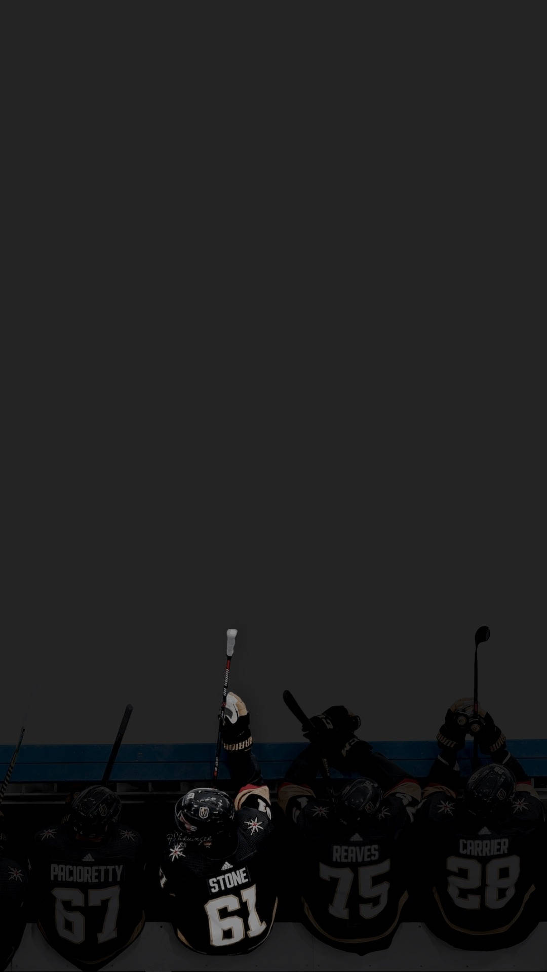 Mark Stone, Canadian Hockey Player, dark minimalist illustration, Full HD Phone Wallpaper