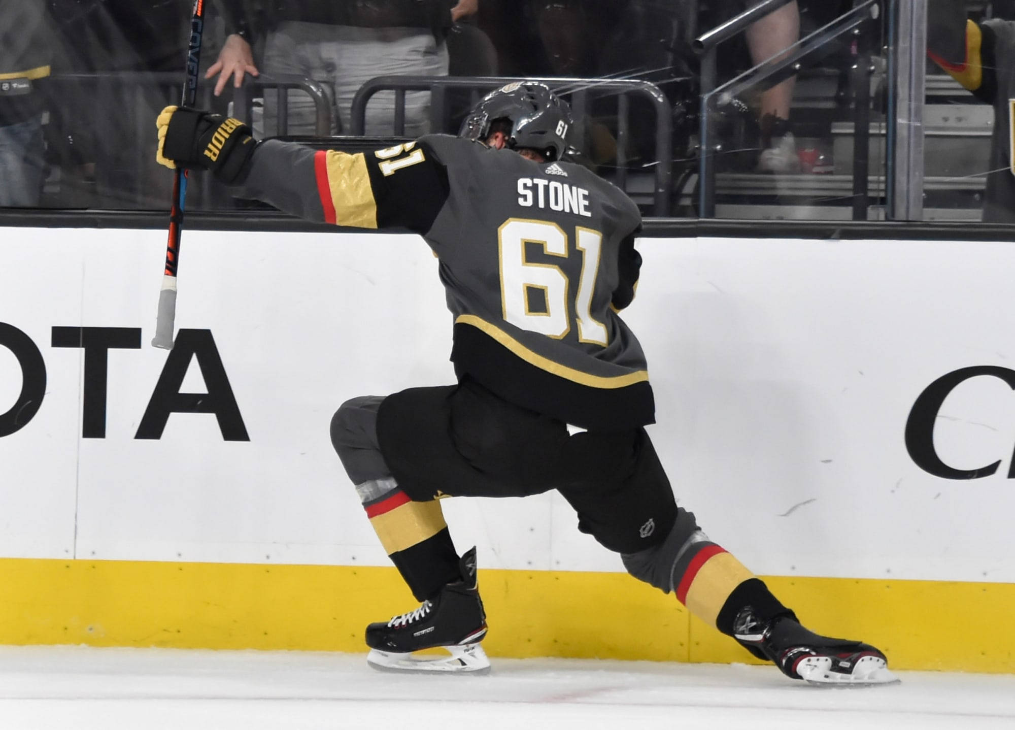 Mark Stone, 2019 NHL Stanley Cup Playoffs, number 61, Full HD Desktop Wallpaper