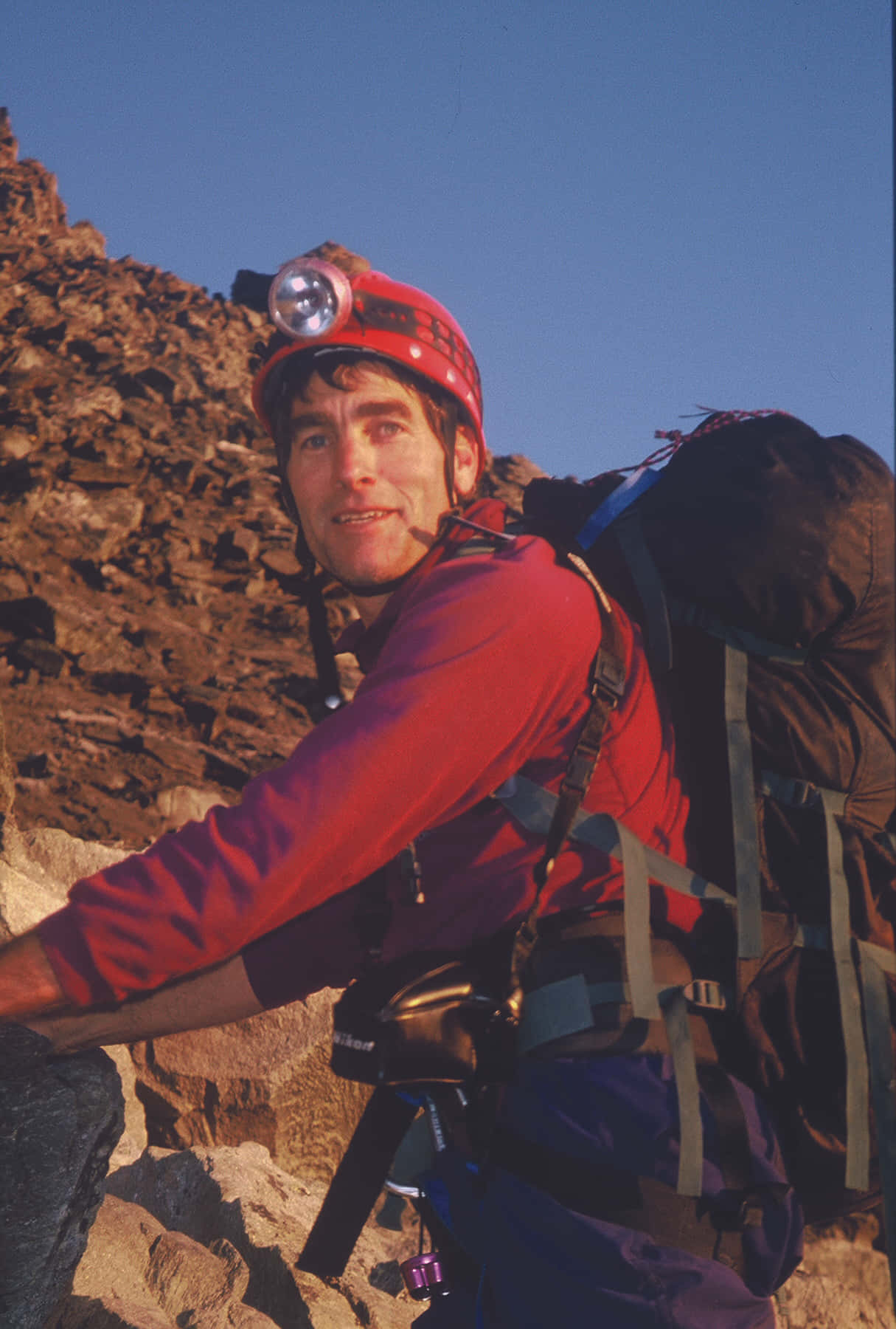 Mark Udall, red gear, headlamp, HD Phone Wallpaper