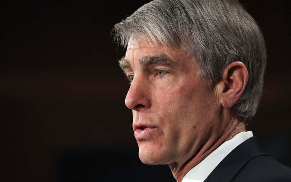 Mark Udall, gray hair, dark suit, SD Desktop Wallpaper