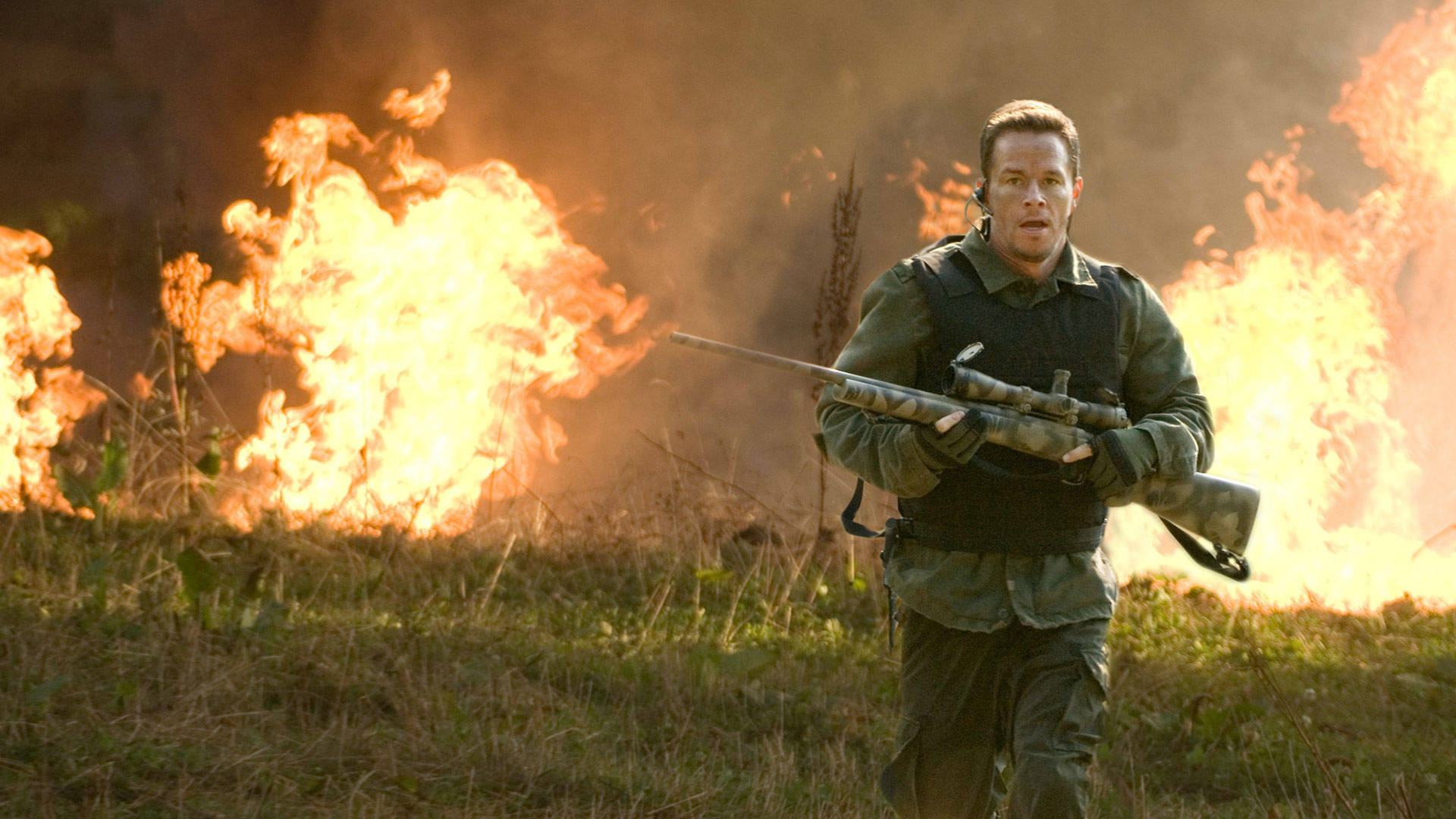 Mark Wahlberg, military movie, camouflage, Full HD Desktop Wallpaper