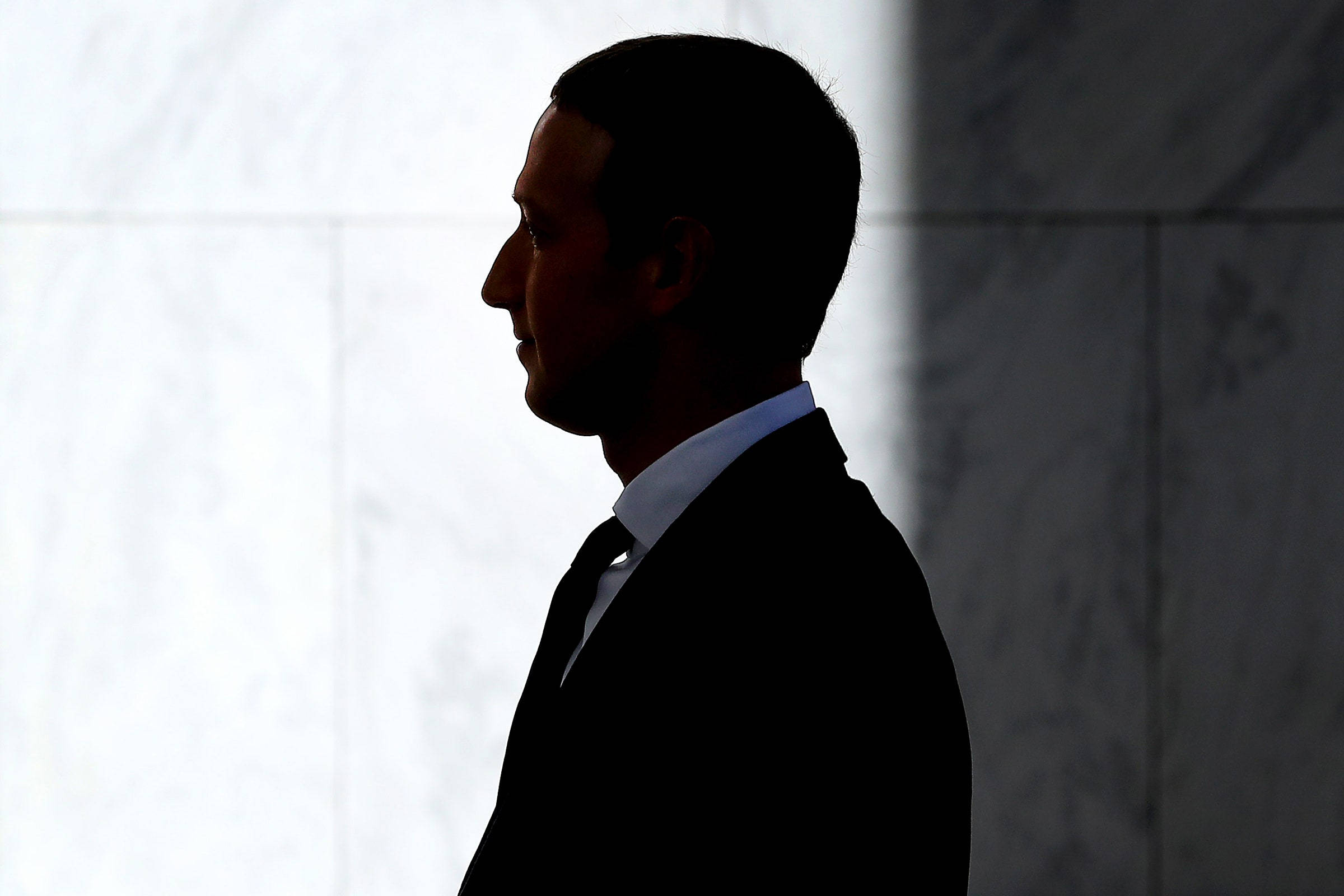 Mark Zuckerberg, suit, bright window, Full HD Desktop Wallpaper