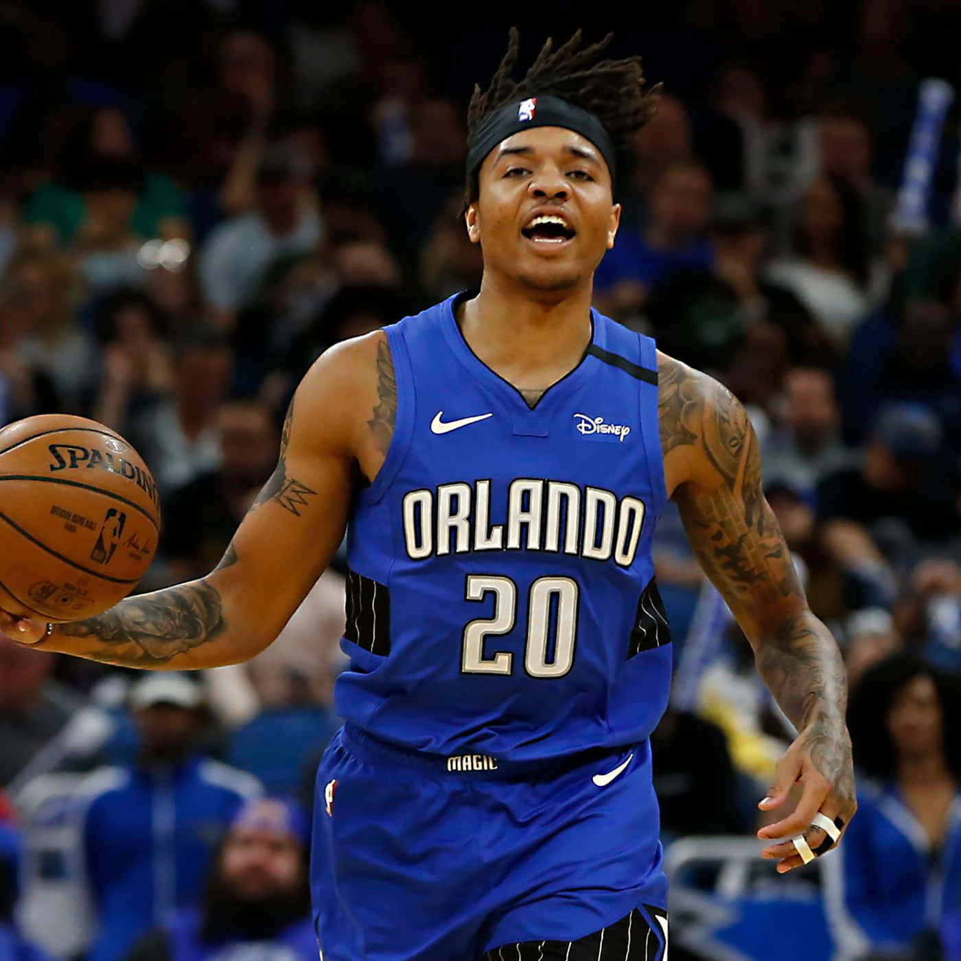 Markelle Fultz, blue Orlando Magic jersey, number 20, HD Desktop Wallpaper
