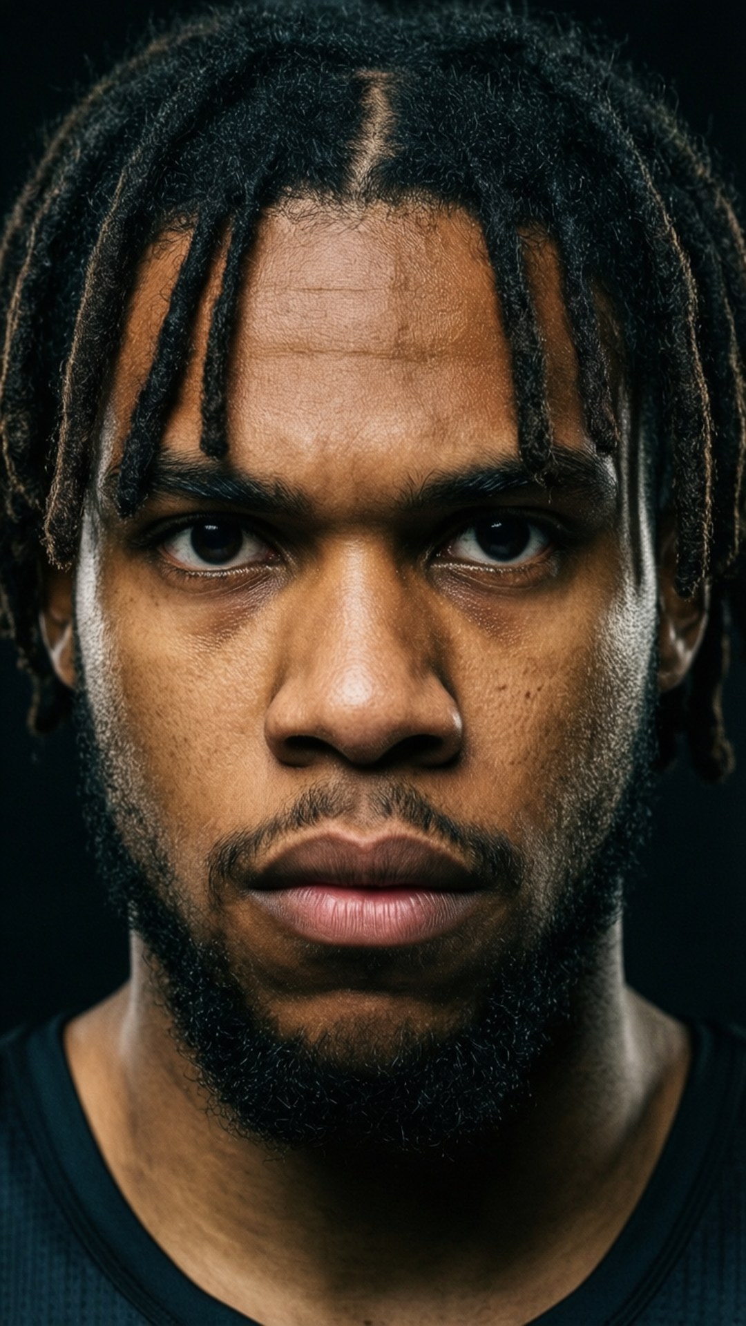 Markelle Fultz, dreadlocks, intense stare, Full HD Phone Wallpaper