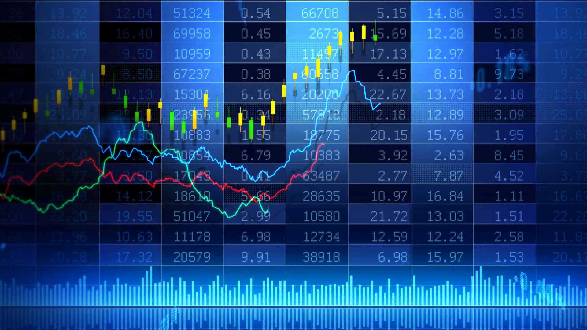 stock market, line chart, digital financial dashboard, Full HD Desktop Wallpaper
